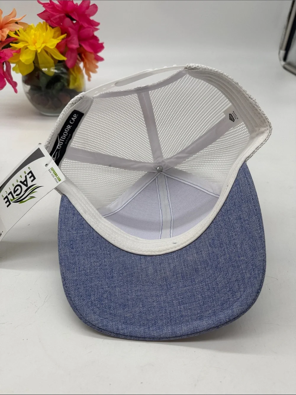 Lake Life Ladies Fit Trucker Hat - Denim Blue
